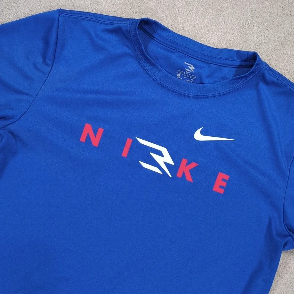 Boys Nike x 3Brand Game Royal Blue Size XL Short Sleeve T-Shirt - Picture 1 of 9